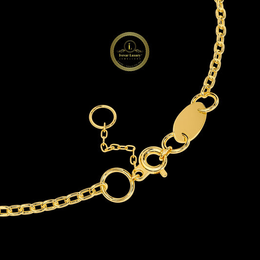 Three Bezel Set Round Lab Diamond Station Bracelet