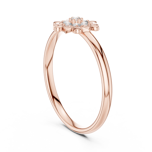 Perfect Round Cut Moissanite Diamond Ring For Everlasting